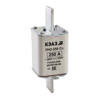 Предохранитель ПН-2 250/250А-У3 (Сталь) КЭАЗ 110887 в каталоге ЮгКабель