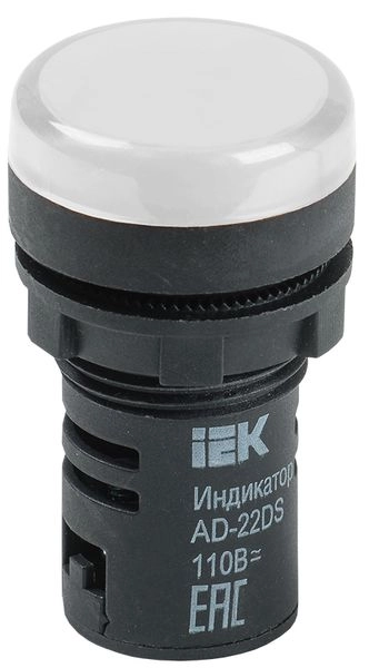 Лампа AD22DS(LED)матрица d22мм белый 24В AC/DC BLS10-ADDS-024-K01 в каталоге ЮгКабель