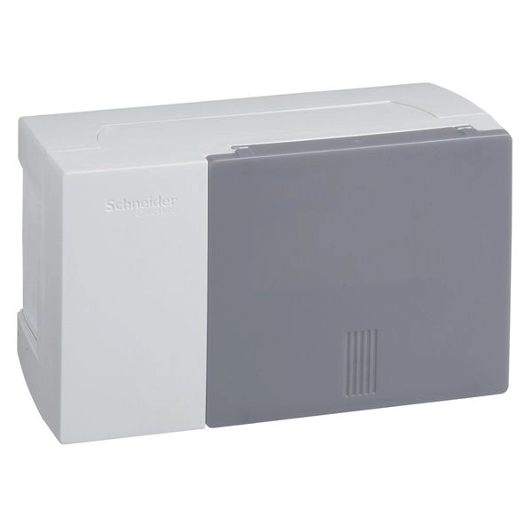 Щит настен.   4 мод. (198х124х95) IP40 с дымчатой дверцей RESI9 MP MIP12104T Щит настен.   4 мод. (198х124х95) IP40 с дымчатой дверцей RESI9 MP MIP12104T в каталоге ЮгКабель