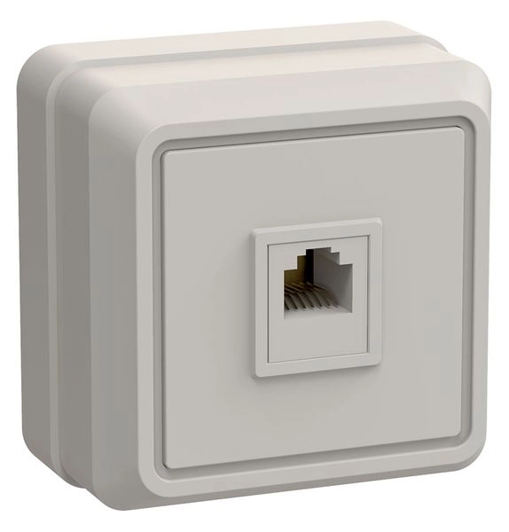 Розетка ОП 1-м RJ11 (кремовый) Октава ETO10-K33-DC Розетка ОП 1-м RJ11 (кремовый) Октава ETO10-K33-DC в каталоге ЮгКабель