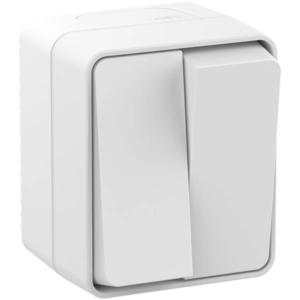 Выключатель 2-кл. ОП IP54 10AX бел. Profi54 ATN540151 в каталоге ЮгКабель