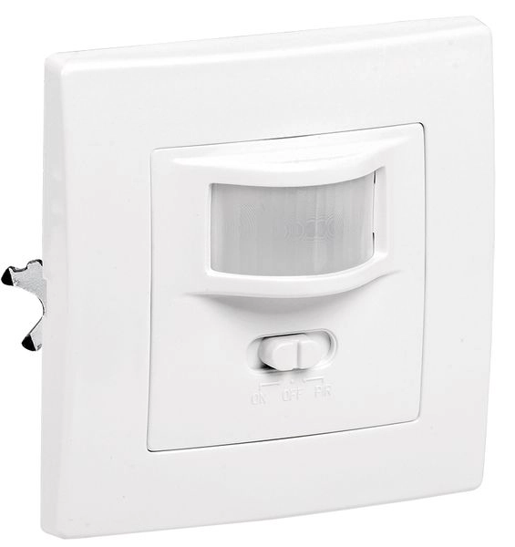 Датчик движения белый, макс. нагрузка 500Вт, угол обзора 160°, дальность 9м IP20 (ДД 030) LDD12-030-500-001 в каталоге ЮгКабель