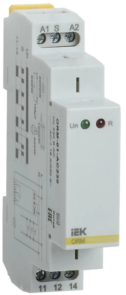 Реле импульсное ORM 1 конт. 230 В AC IEK ORM-01-AC230 Реле импульсное ORM 1 конт. 230 В AC IEK ORM-01-AC230 в каталоге ЮгКабель