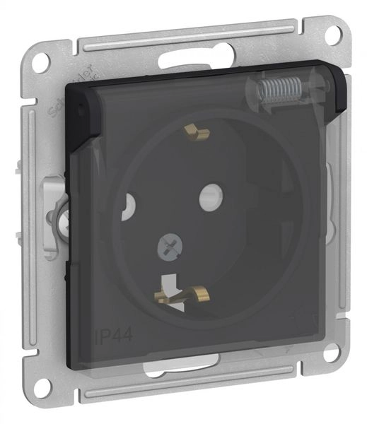 Розетка СП 1-м с з/к со шт. с крышкой механизм IP44 AQUA КАРБОН ATN441046 Розетка СП 1-м с з/к со шт. с крышкой механизм IP44 AQUA КАРБОН ATN441046 в каталоге ЮгКабель