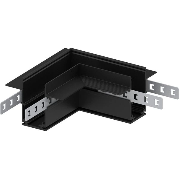 Соединитель угловой для низковольтного встраиваемого шинопровода, черный, LD2004 41980 в каталоге ЮгКабель