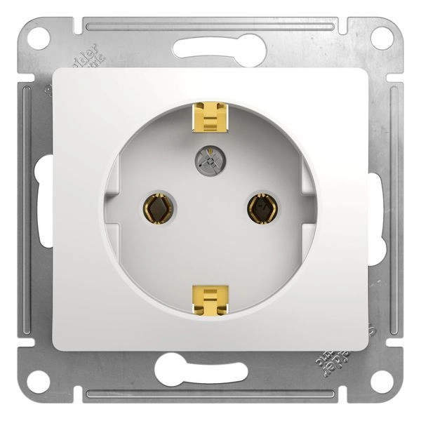 Розетка СП 1-м с з/к механизм (белый) Glossa GSL000143 Розетка СП 1-м с з/к механизм (белый) Glossa GSL000143 в каталоге ЮгКабель
