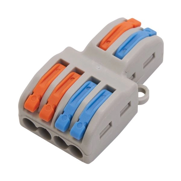 Клеммный соединитель (без пасты) для подключ. фаз. проводников 2 контакт груп LD222-424 39249 в каталоге ЮгКабель