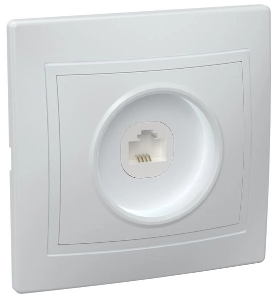 Розетка СП 1-м RJ11 в сборе (белый) Кварта ETK10-K01-DM Розетка СП 1-м RJ11 в сборе (белый) Кварта ETK10-K01-DM в каталоге ЮгКабель