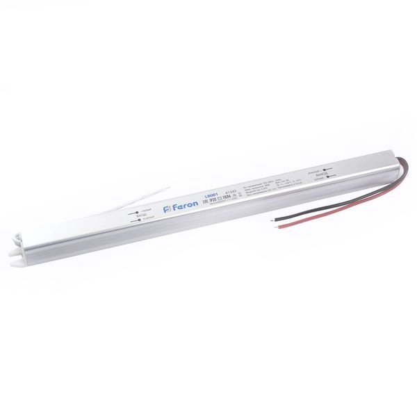 Блок питания к светодиодной ленте 220/12V   36W IP20 (ультратонкий драйвер) LB001 41343 в каталоге ЮгКабель