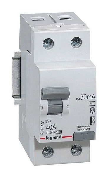 УЗО 2Р 40А/30мА AC (RX3) 402025 УЗО 2Р 40А/30мА AC (RX3) 402025 в каталоге ЮгКабель