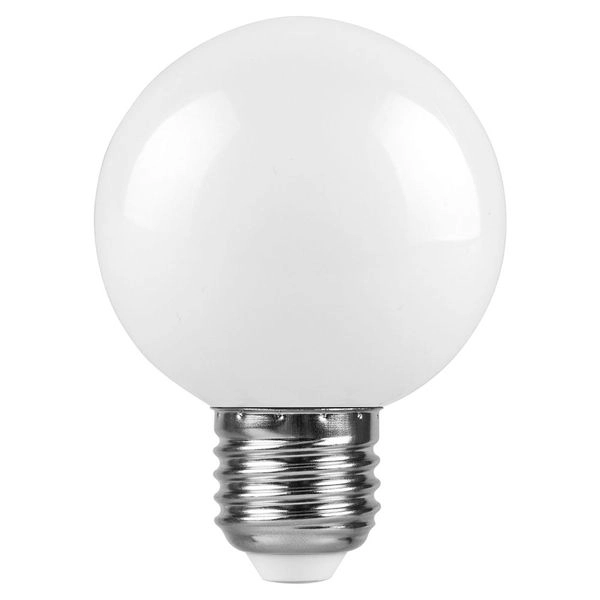 Лампа светодиод. LED   3W 2700К 240Лм Е27 30т.ч. G45 (84х60) матовый шар (для гирлянд) LB-37 25903 Лампа светодиод. LED   3W 2700К 240Лм Е27 30т.ч. G45 (84х60) матовый шар (для гирлянд) LB-37 25903 в каталоге ЮгКабель