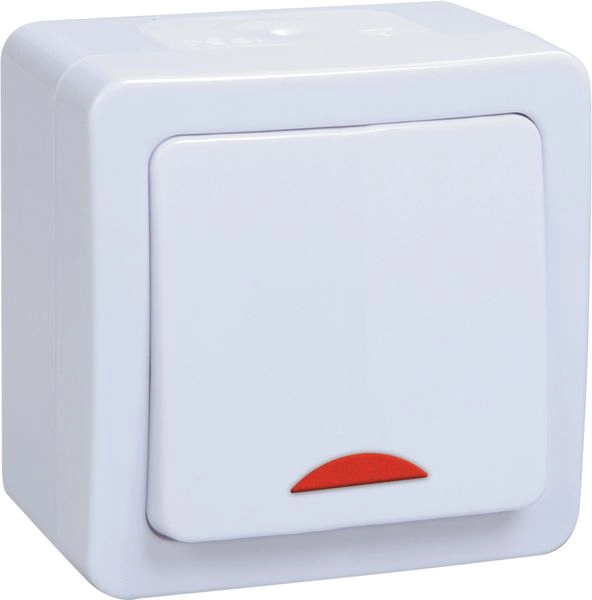 Выключатель 1-м ОП с подсв. IP54 (белый) ГЕРМЕС PLUS EVMP11-K01-10-54-EC Выключатель 1-м ОП с подсв. IP54 (белый) ГЕРМЕС PLUS EVMP11-K01-10-54-EC в каталоге ЮгКабель