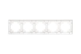 Рамка 5-местная, пластик, серия Катрин, PFR00-7005-01, белый 39796 Рамка 5-местная, пластик, серия Катрин, PFR00-7005-01, белый 39796 в каталоге ЮгКабель