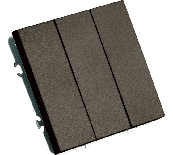 Выключатель СП 3-м механизм (антрацит) soft touch Эмили RSW10-5108-09 49922 в каталоге ЮгКабель