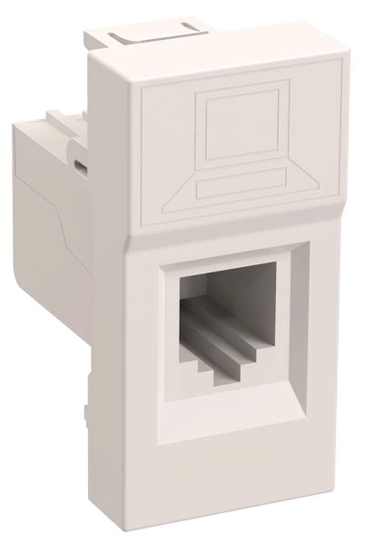 Розетка информационная RJ-45 UTP кат.5e, 1 модуль. РКИ-10-00-П CKK-40D-RI1-K01 в каталоге ЮгКабель