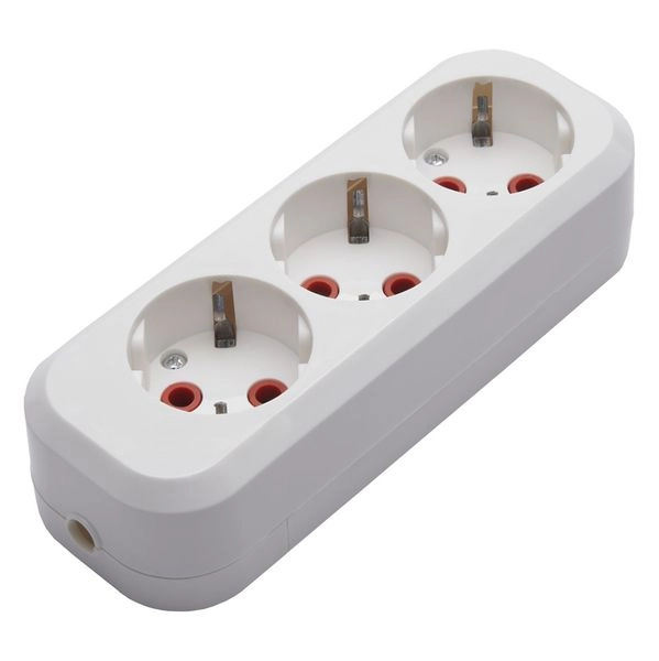 Колодка 3-х местн., с з/к без выкл. 250В, 16А, IP20 (для удлинителей) PST16-310-20 39011 в каталоге ЮгКабель