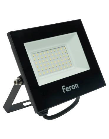 Прожектор светодиодный  50W/12-48V 6400К 4500Лм IP65 (LL-971) 192х144х28 черный 51630 в каталоге ЮгКабель