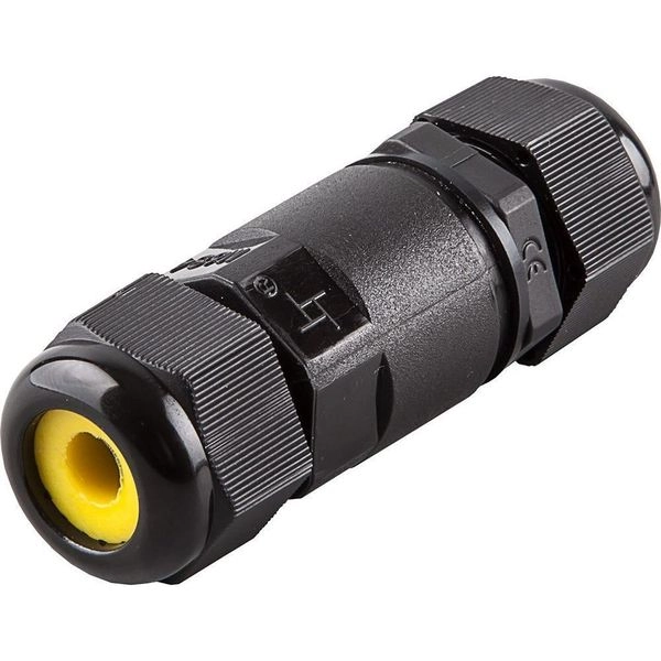 Коннектор водонепроницаемый 3-х контактный винтовой черный IP68 76х24х24 LD520 49113 в каталоге ЮгКабель