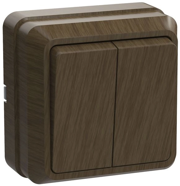 Выключатель ОП 2-м (дуб) Октава EVO20-K04-10-DC Выключатель ОП 2-м (дуб) Октава EVO20-K04-10-DC в каталоге ЮгКабель