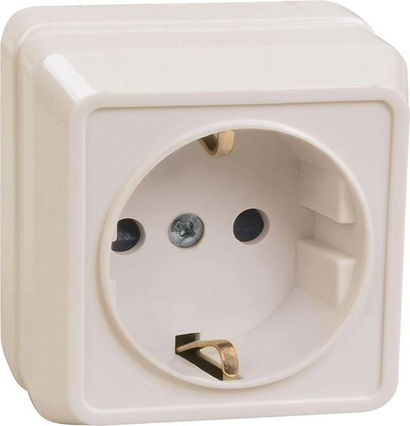 Розетка ОП 1-м с з/к (кремовый) Октава ERO11-K33-16-DC Розетка ОП 1-м с з/к (кремовый) Октава ERO11-K33-16-DC в каталоге ЮгКабель
