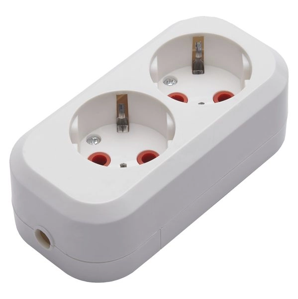 Колодка 2-х местн., с з/к без выкл. 250В, 16А, IP20 (для удлинителей) PST16-210-20 39010 в каталоге ЮгКабель