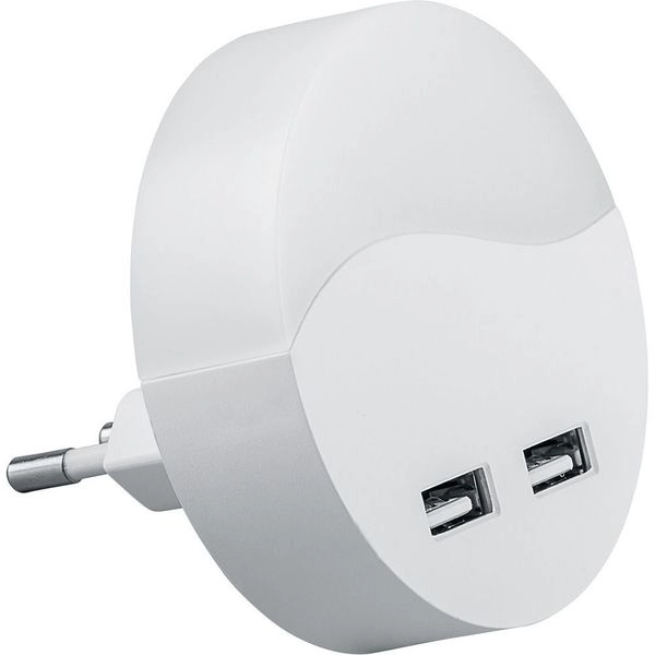 Светильник светодиодный 0,45W 230V ночной с USB, круг, белый FN1122 41021 Светильник светодиодный 0,45W 230V ночной с USB, круг, белый FN1122 41021 в каталоге ЮгКабель