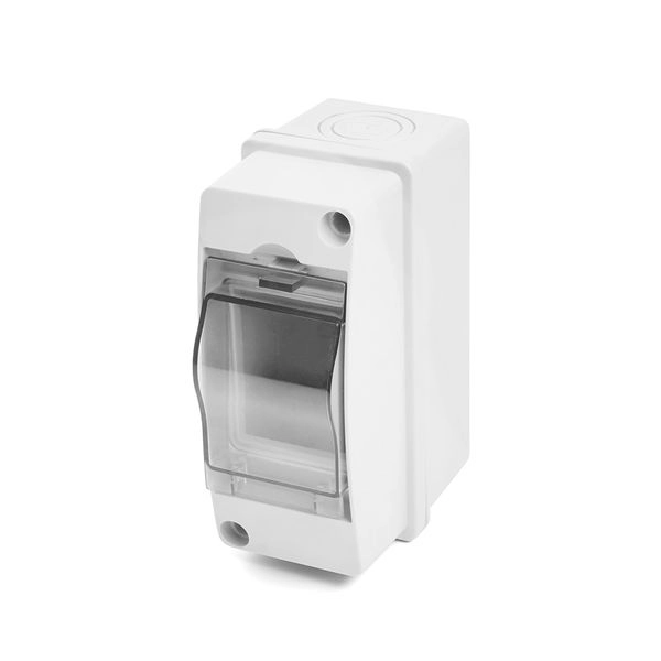 Щит настен.   2 мод. (120х54х95) IP65 серый, с крышкой, под пломбу EBX50-1/02-65 39932 в каталоге ЮгКабель