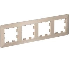 ATLASDESIGN AIR 4-постовая РАМКА, ПЕСОЧНЫЙ/дымчатый белый ATN221204 в каталоге ЮгКабель