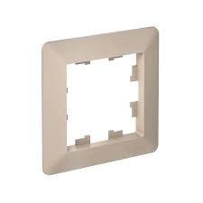 ATLASDESIGN AIR 1-постовая РАМКА, ПЕСОЧНЫЙ/дымчатый белый ATN221201 в каталоге ЮгКабель