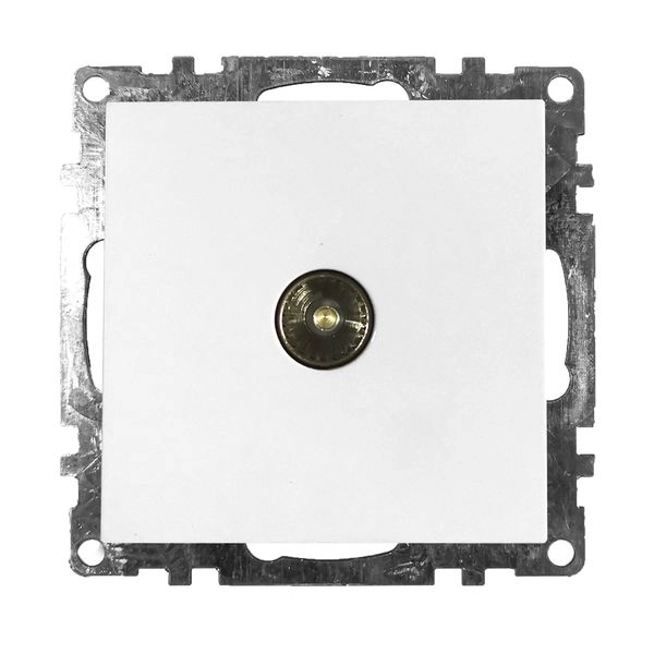 Розетка телевизионная 1-местная (механизм), серия Катрин, GLS00-7108-01, белый 39306 в каталоге ЮгКабель