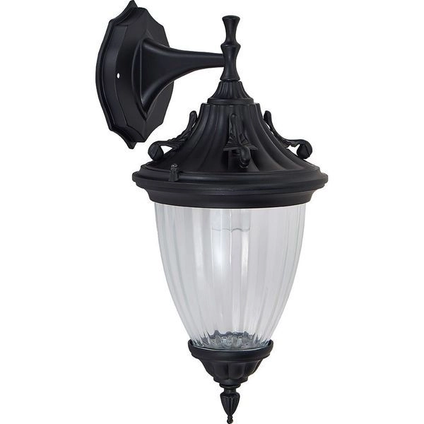 Светильник уличный 60W 230V Е27 IP44 (210х180х400) PL582 черный (на стену вниз) 41164 в каталоге ЮгКабель