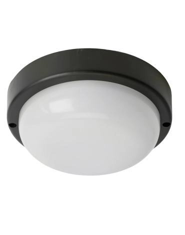 Светильник светодиодный 12W 6500К 960Лм IP65 220-240V (черный круг) AL3005 d140х50 51470 в каталоге ЮгКабель