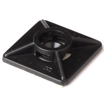 Площадка под стяжку самоклеящаяся 27х27х6,5 черная двойная (100шт) 25475 в каталоге ЮгКабель