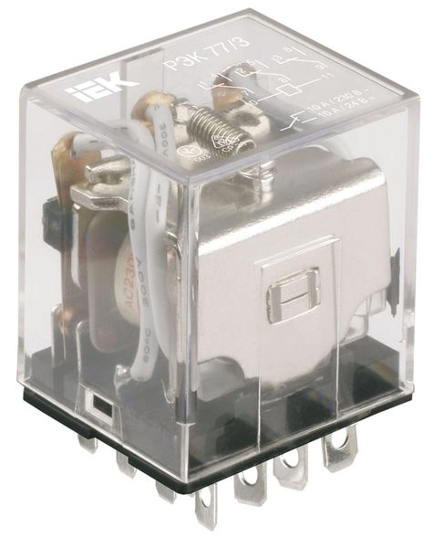 Реле РЭК77/3(LY3) 10А 12В АC RRP10-3-10-012A в каталоге ЮгКабель