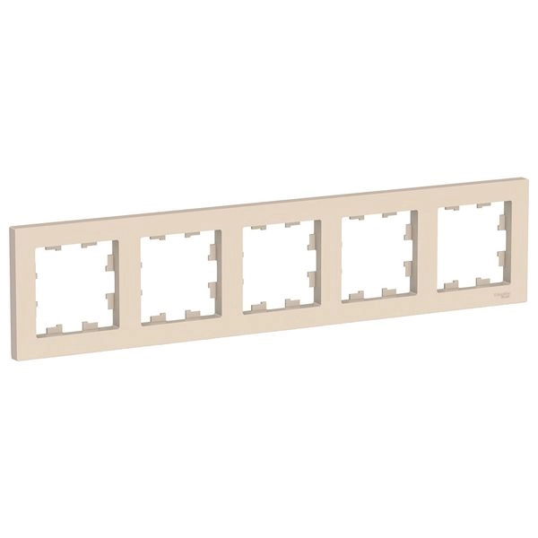 Рамка 5-местная (бежевый) Atlas ATN000205 Рамка 5-местная (бежевый) Atlas ATN000205 в каталоге ЮгКабель