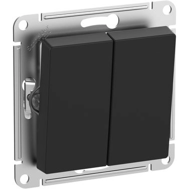 Выключатель СП 2-м механизм Aqua IP44 КАРБОН Atlasdesign ATN441051 в каталоге ЮгКабель