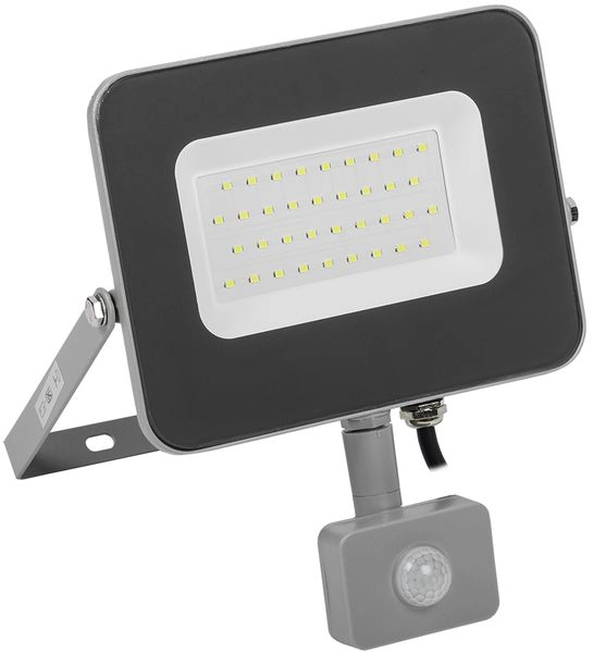 Прожектор светодиодный 30W/200-240V 6500K 2700Лм IP54 с ДД (СДО07-30Д) 195х235х48 серый LPDO702-30-K03 Прожектор светодиодный 30W/200-240V 6500K 2700Лм IP54 с ДД (СДО07-30Д) 195х235х48 серый LPDO702-30-K03 в каталоге ЮгКабель