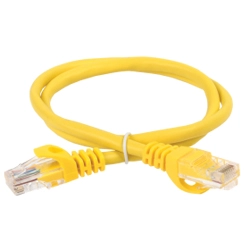 Патч-корд UTP 4р cat.5е PVC  (0,5м) желтый PC05-C5EU-05M Патч-корд UTP 4р cat.5е PVC  (0,5м) желтый PC05-C5EU-05M в каталоге ЮгКабель