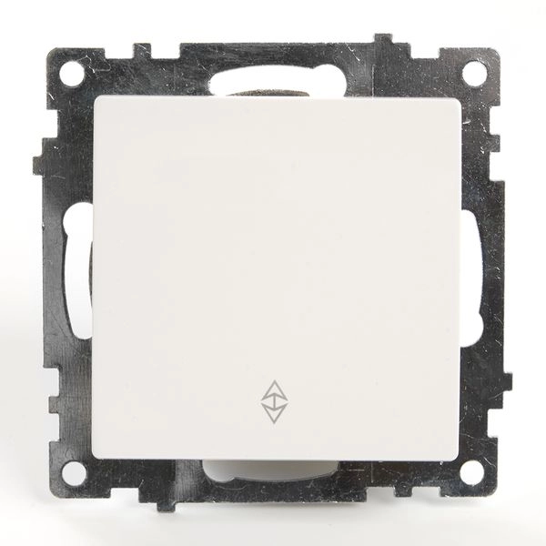 Переключатель 1-клавишный (механизм), 250В, 10А, серия Катрин, GLS10-7105-01, белый 39572 в каталоге ЮгКабель