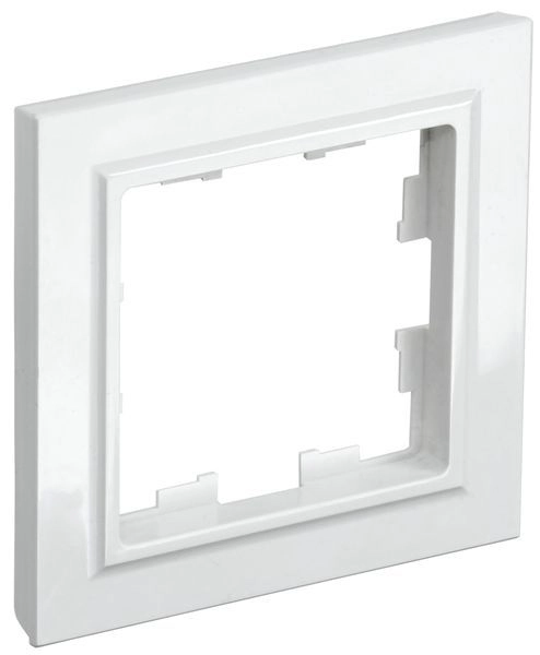 BRITE Рамка 1-мест. РУ-1-БрБ бел. BR-M12-K01-PRO в каталоге ЮгКабель