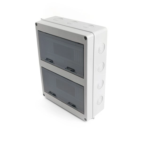 Щит настен. 24 мод. (360х108х280) IP65 серый с прозрачной дверцей EBX50-1/24-65 39194 в каталоге ЮгКабель