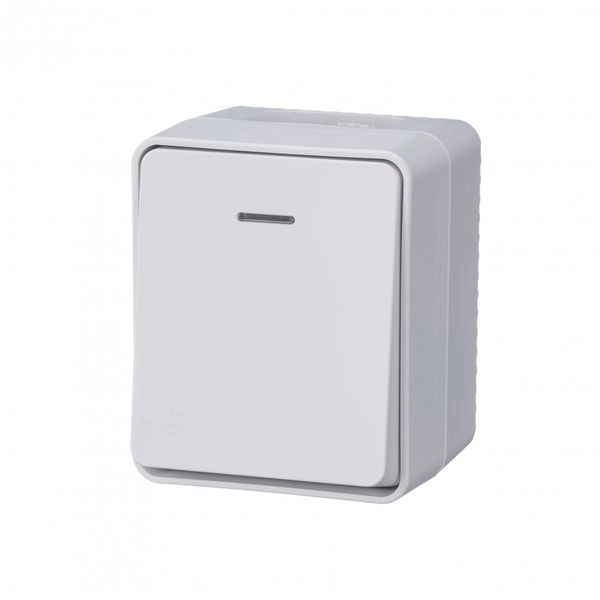 Выключатель 1-кл. ОП IP54 10AX с подсветкой бел. Profi54 ATN540113 в каталоге ЮгКабель