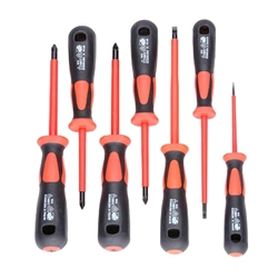 Набор диэлектрических отверток ПРОФИ НИО-5507, 7 штук 61940 в каталоге ЮгКабель
