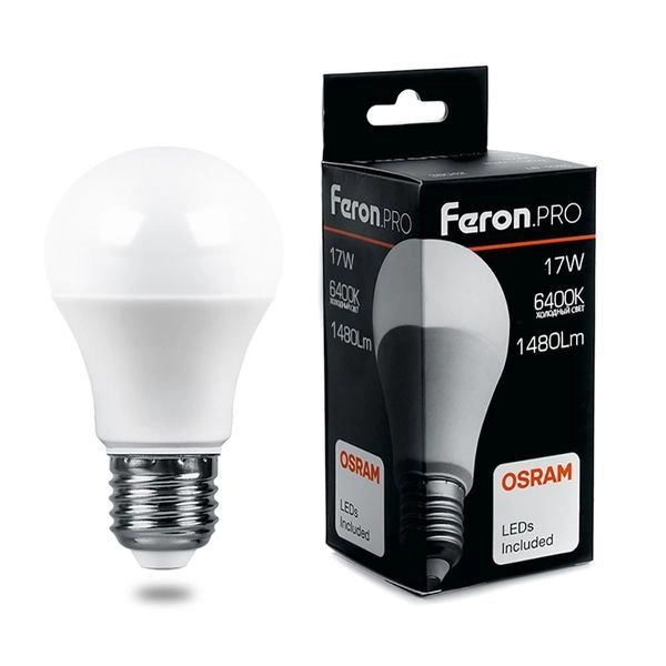 Лампа светодиод. LED 17W 6400К 1480Лм Е27 30т.ч. А65 (134х65) (аналог 130W) LB-1017 OSRAM LED 38040 Лампа светодиод. LED 17W 6400К 1480Лм Е27 30т.ч. А65 (134х65) (аналог 130W) LB-1017 OSRAM LED 38040 в каталоге ЮгКабель