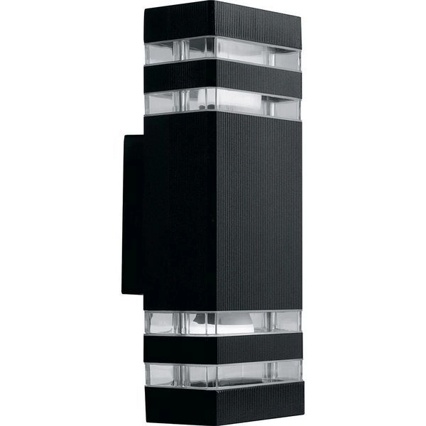 Светильник уличный 2х60W 230V Е27 IP54 (65х110х300) DH0807 черный 41154 в каталоге ЮгКабель