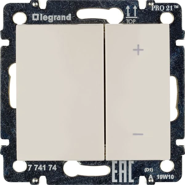 Светорегулятор СП 4-м 40/600W механизм (сл. кость) Valena 774174 в каталоге ЮгКабель