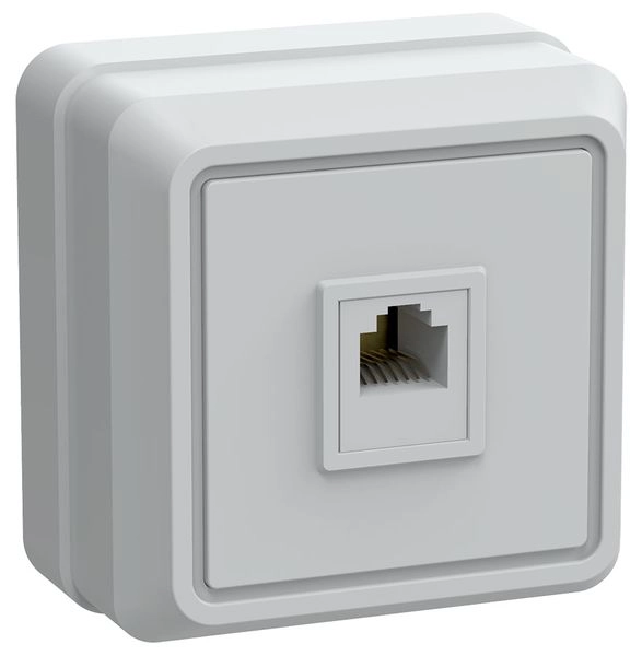 Розетка ОП 1-м RJ11 (белый) Октава ETO10-K01-DC Розетка ОП 1-м RJ11 (белый) Октава ETO10-K01-DC в каталоге ЮгКабель