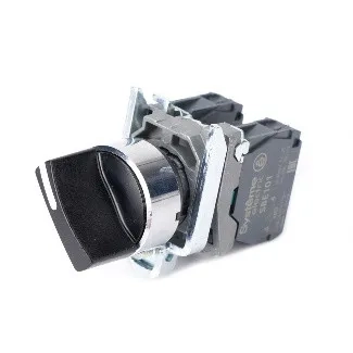 Переключатель SB4 в сборе модульный 22мм 2 позиции с фиксацией 1НО 1НЗ SB4BD25 в каталоге ЮгКабель