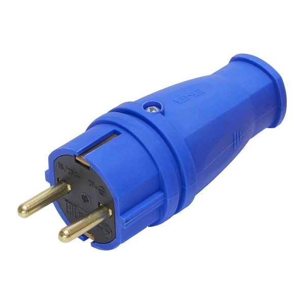 Вилка каучук 1-ф., 16А прямая IP44 синяя RPG16-21-441 39161 Вилка каучук 1-ф., 16А прямая IP44 синяя RPG16-21-441 39161 в каталоге ЮгКабель