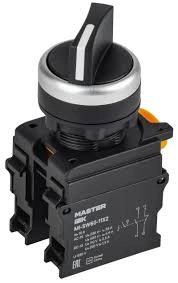 Переключатель на 2 положения 1NO 1NC чёрный MASTER IEK MI-SW60-11X2-3-24-2-K02 в каталоге ЮгКабель